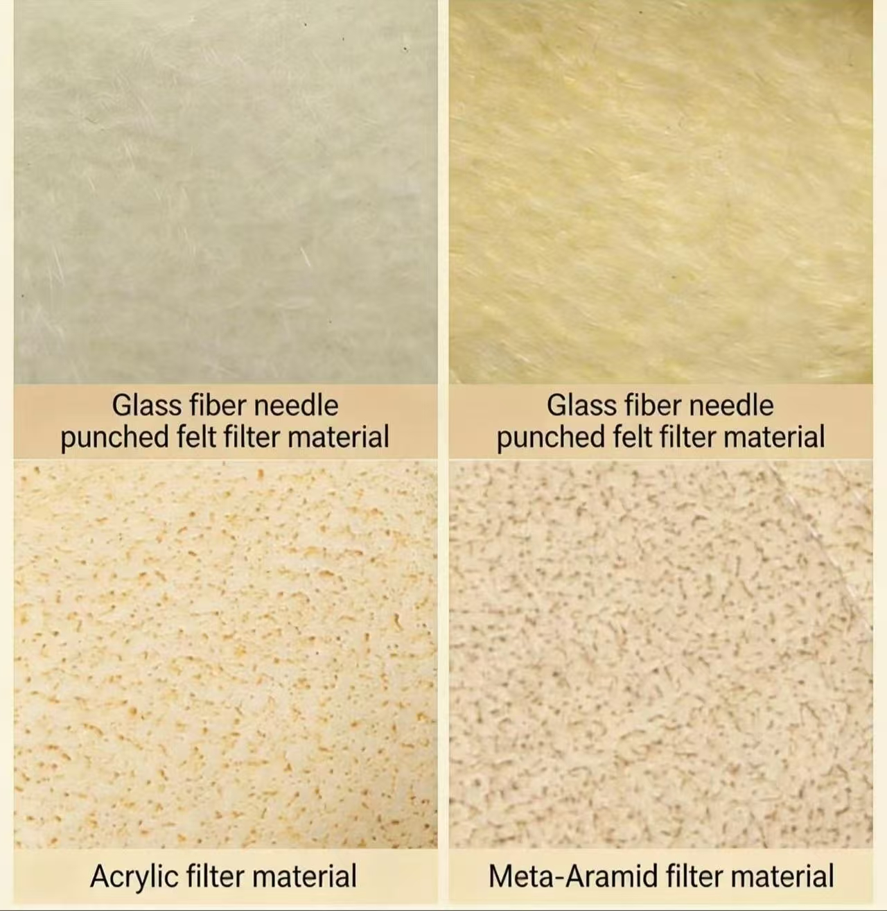Filter bag materials
